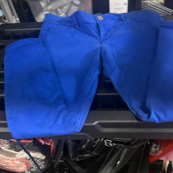 Express Women Skinny Jeans in Bright Blue - Picture 7 of 12